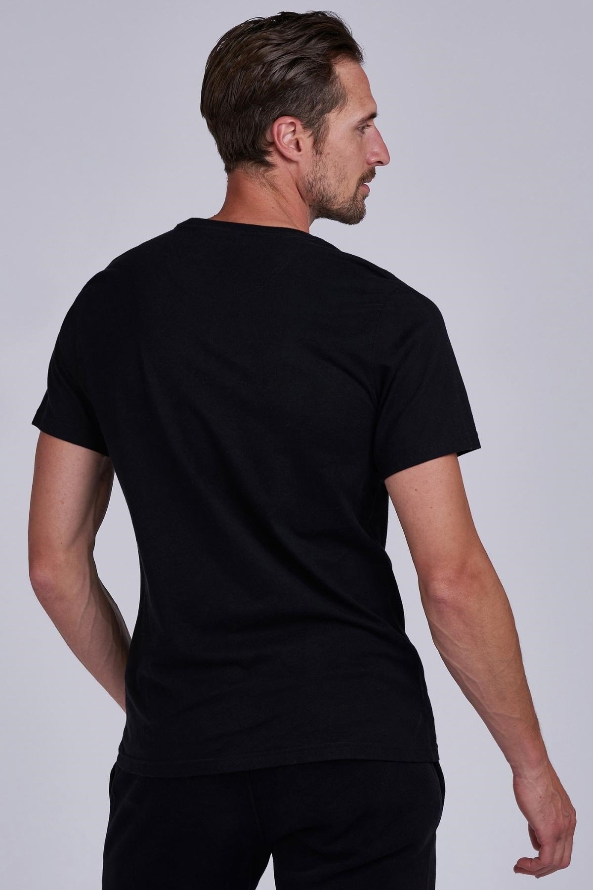 B.Intl Ess Large Logo T-Shirt BK91 Black/Yellow
