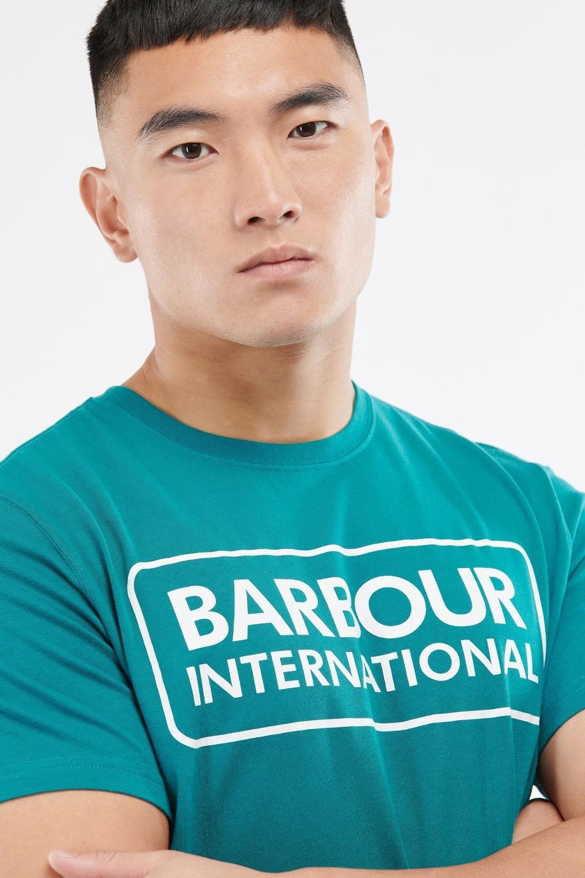 B.Intl Ess Large Logo T-Shirt GN69 Shaded Spruce