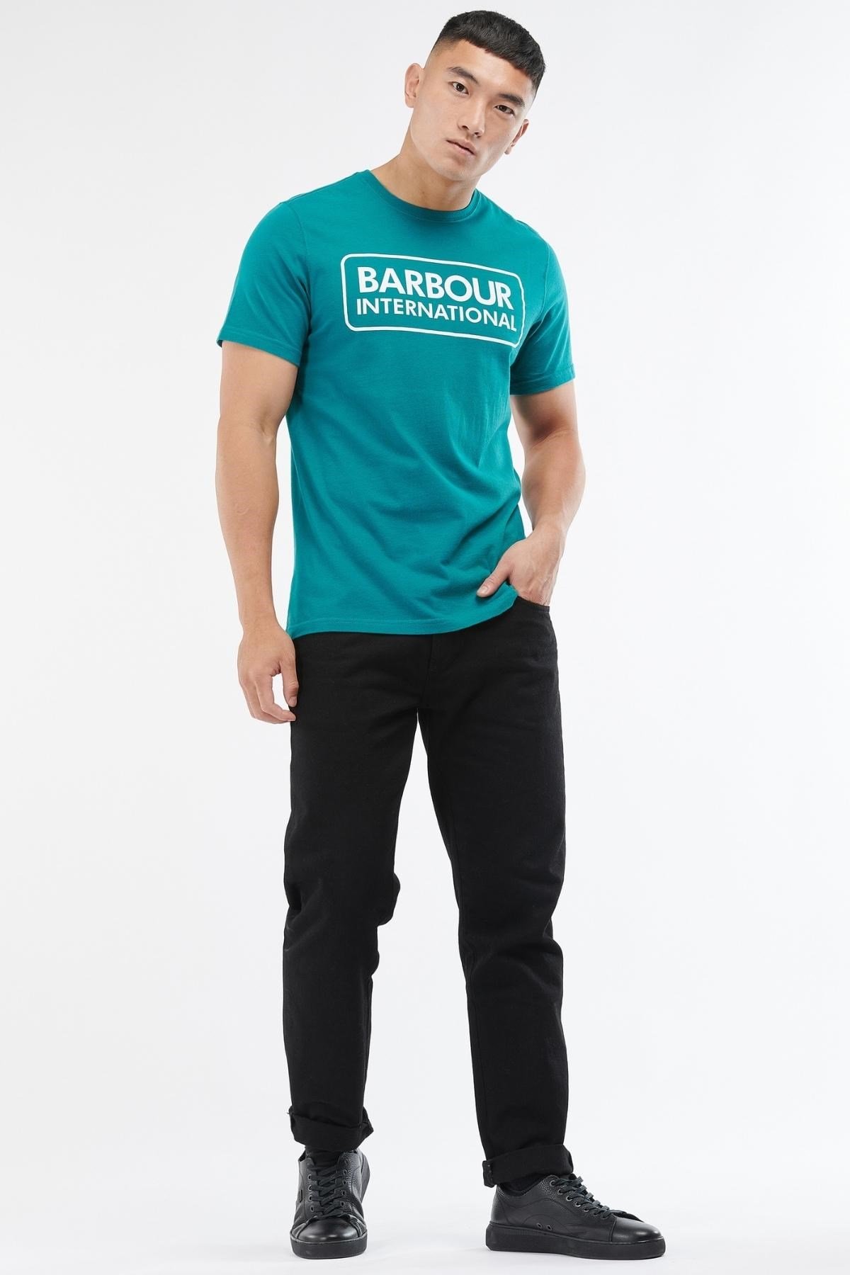 B.Intl Ess Large Logo T-Shirt GN69 Shaded Spruce