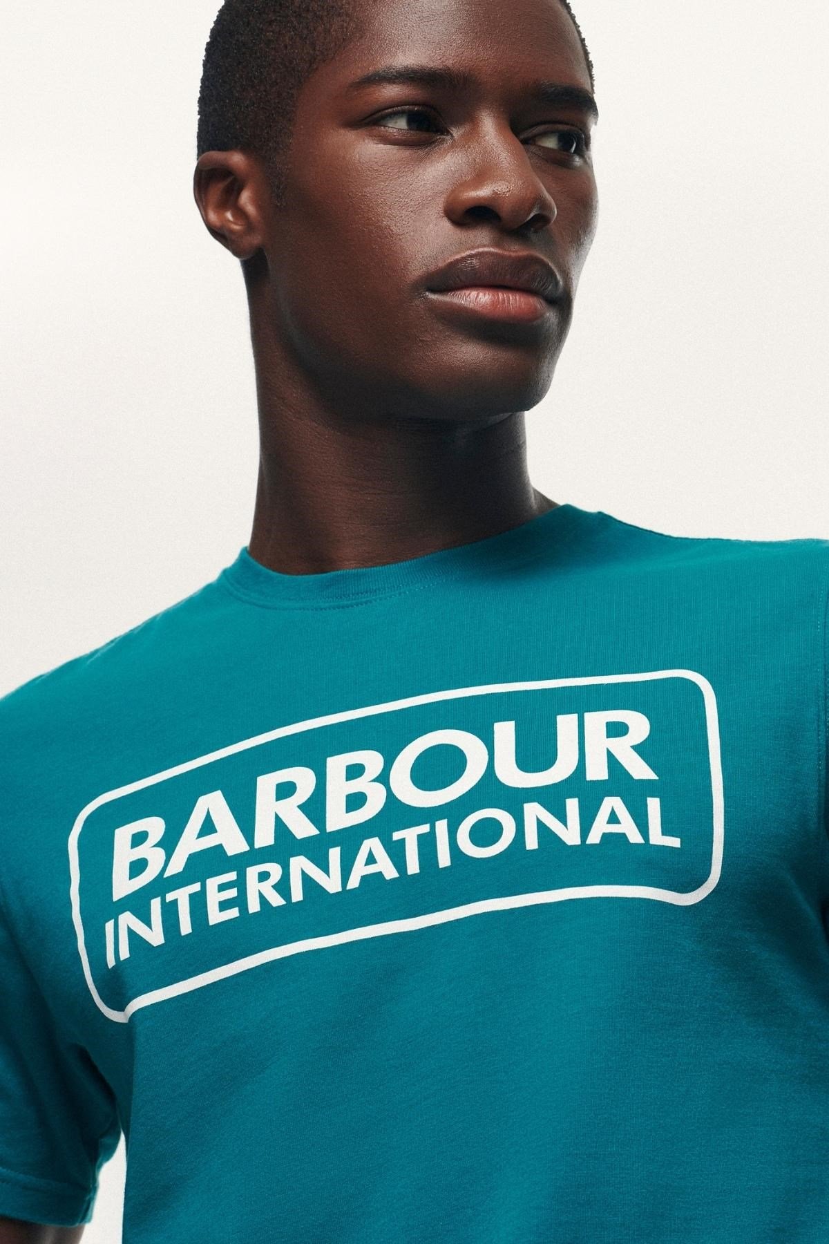 B.Intl Ess Large Logo T-Shirt GN69 Shaded Spruce
