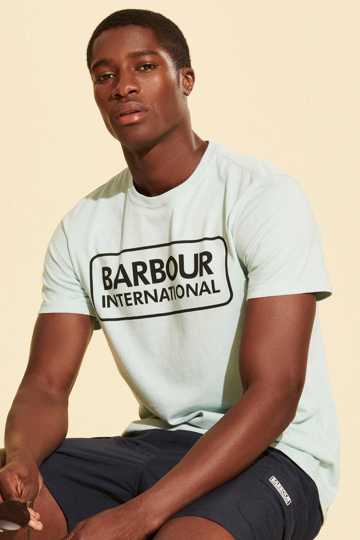 B.Intl Ess Large Logo T-Shirt Pastel Spruce