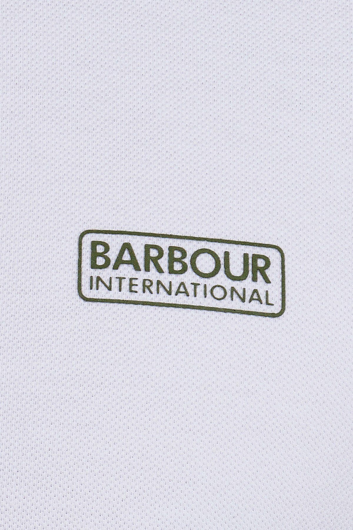 B.Intl Grid Tipped Polo WH11 White