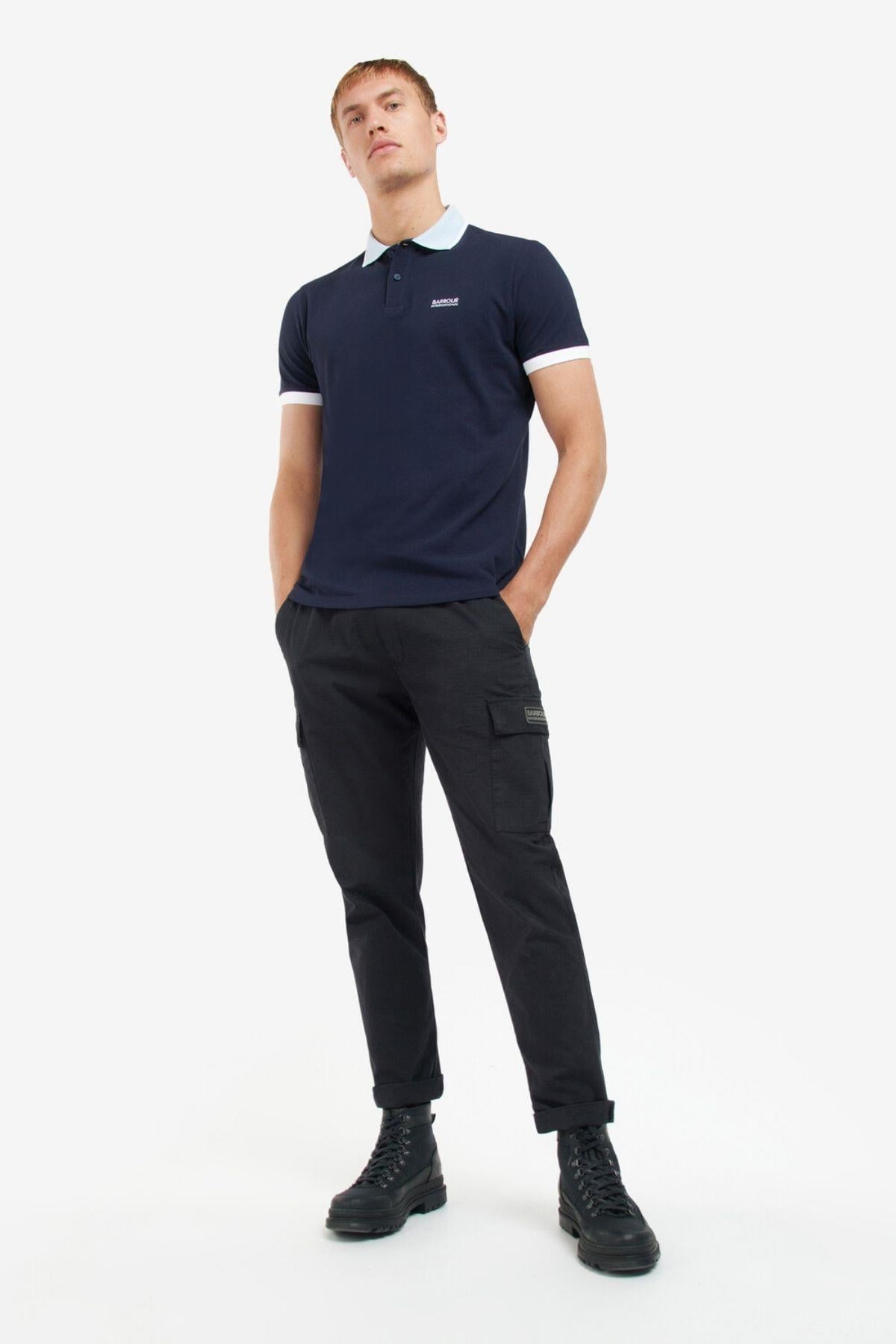 B.Intl Howall Polo Yaka T-Shirt NY57 Night