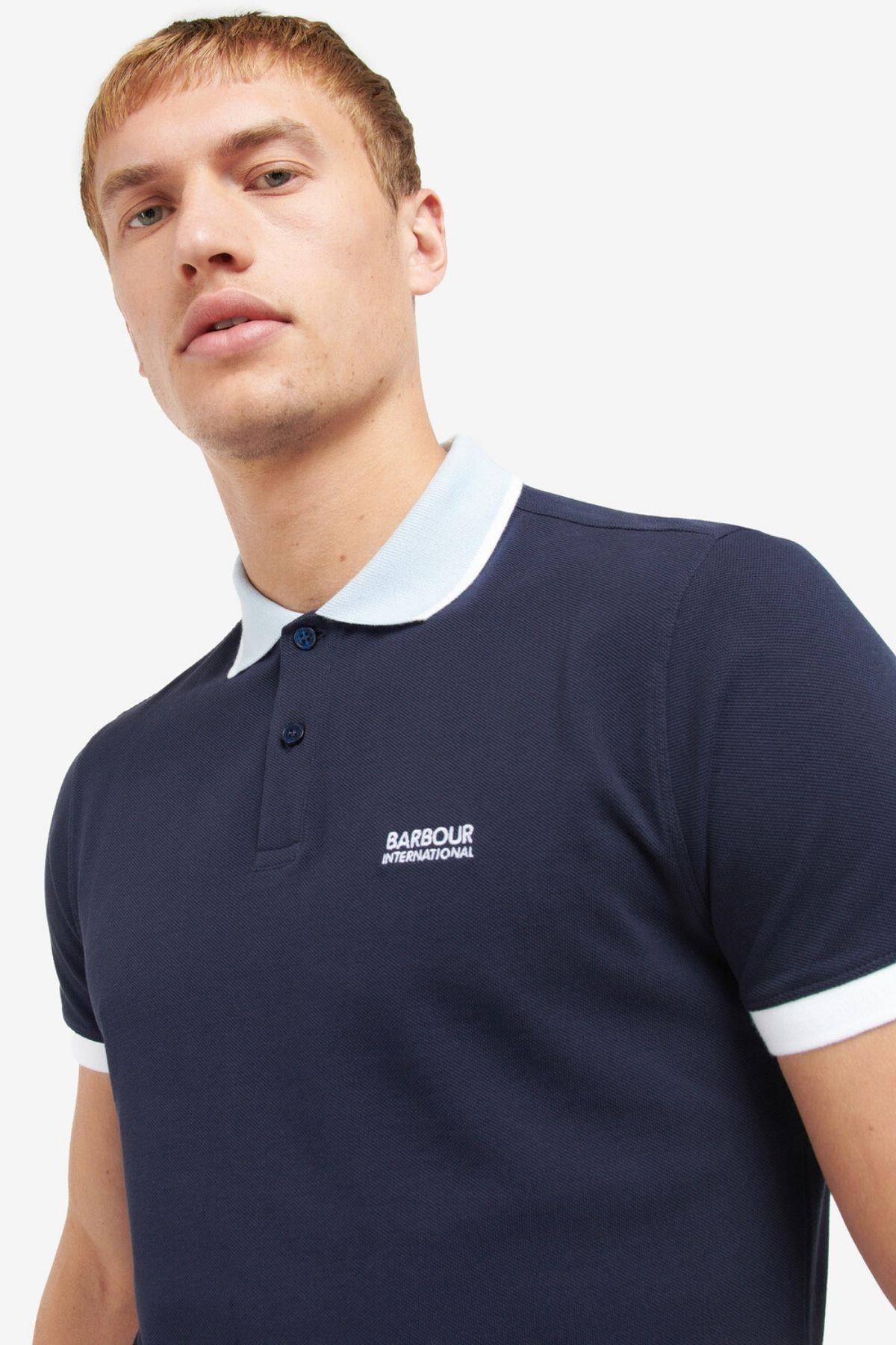 B.Intl Howall Polo Yaka T-Shirt NY57 Night