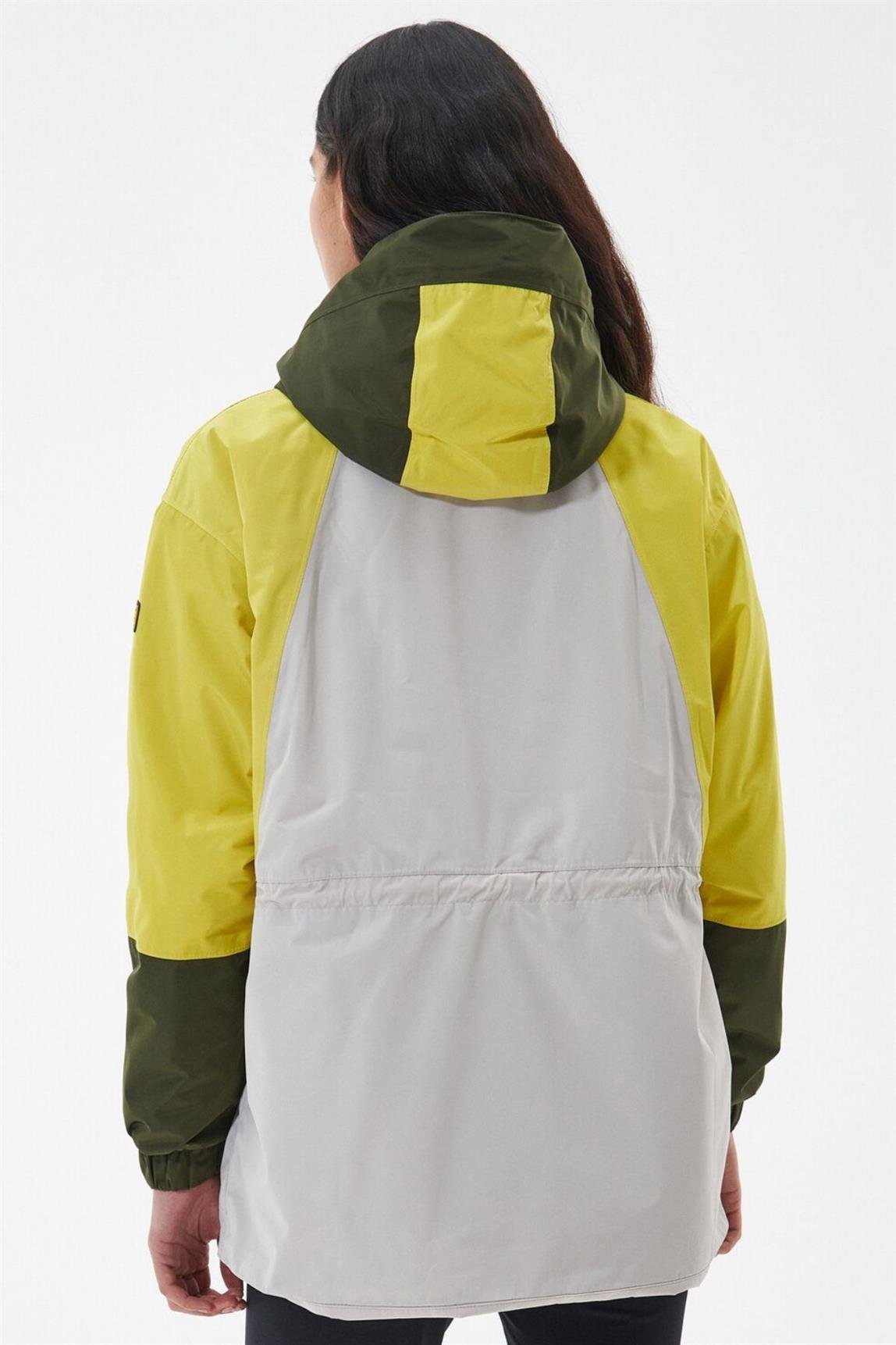 B.Intl Kadın Pendleton Ceket Silver Cloud/Electric Yellow/Envy