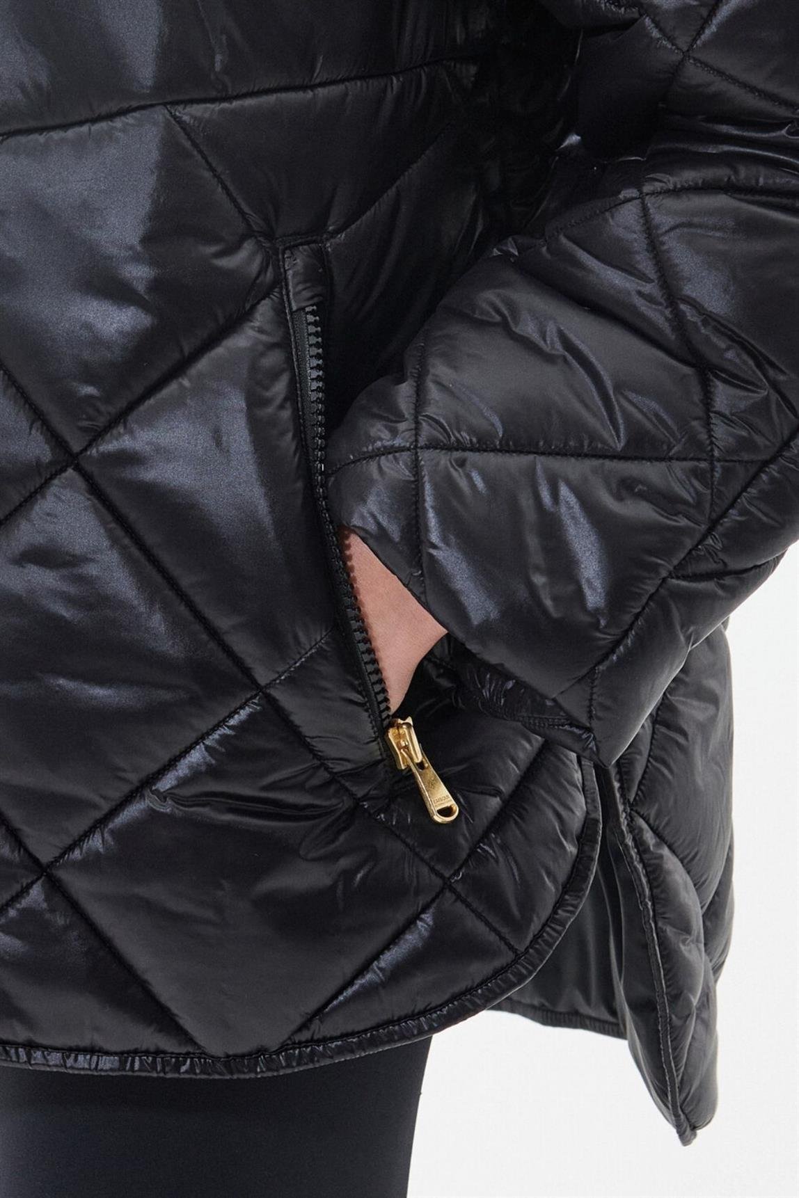 B.Intl Parade Kapitone Ceket BK12 Black