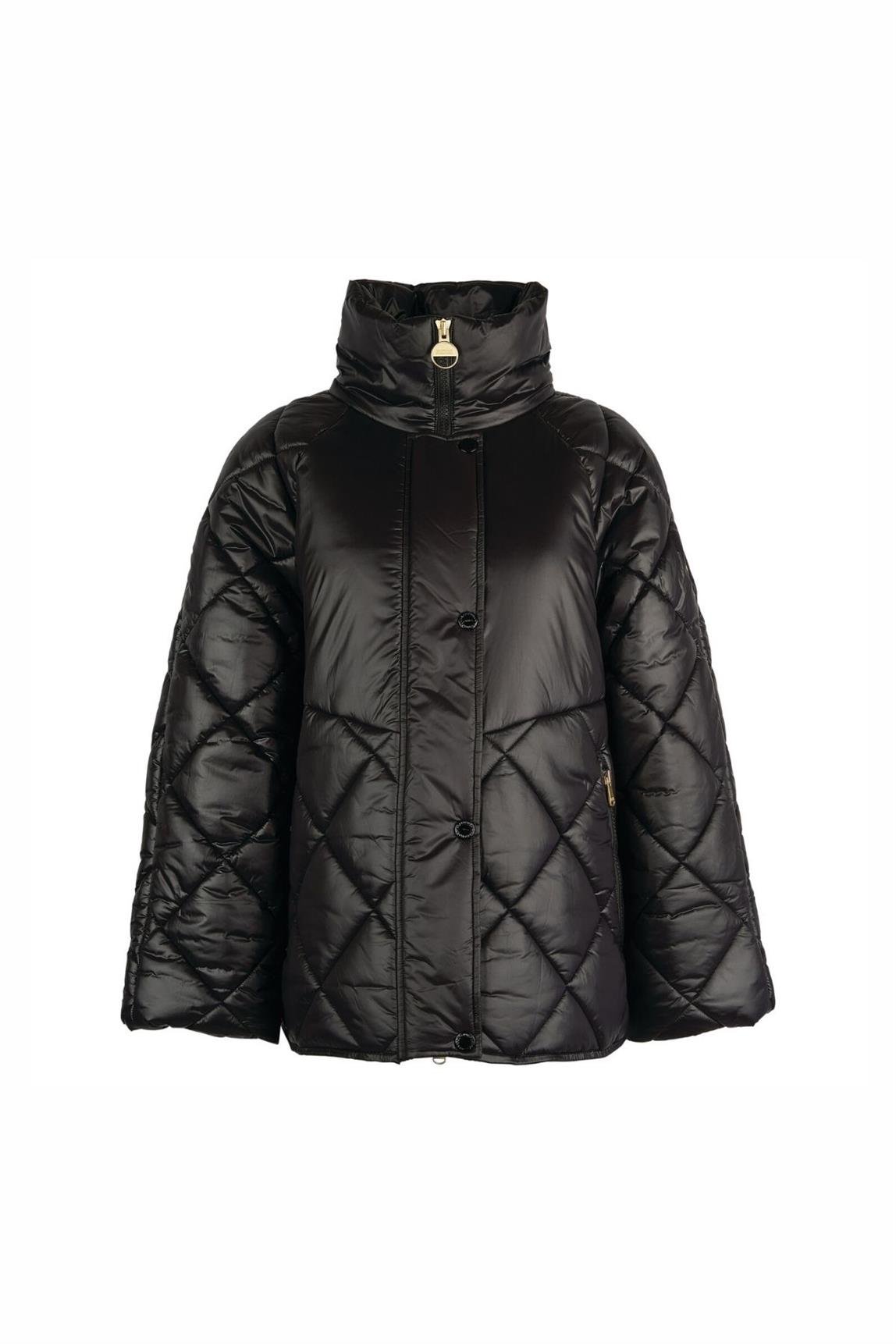 B.Intl Parade Kapitone Ceket BK12 Black