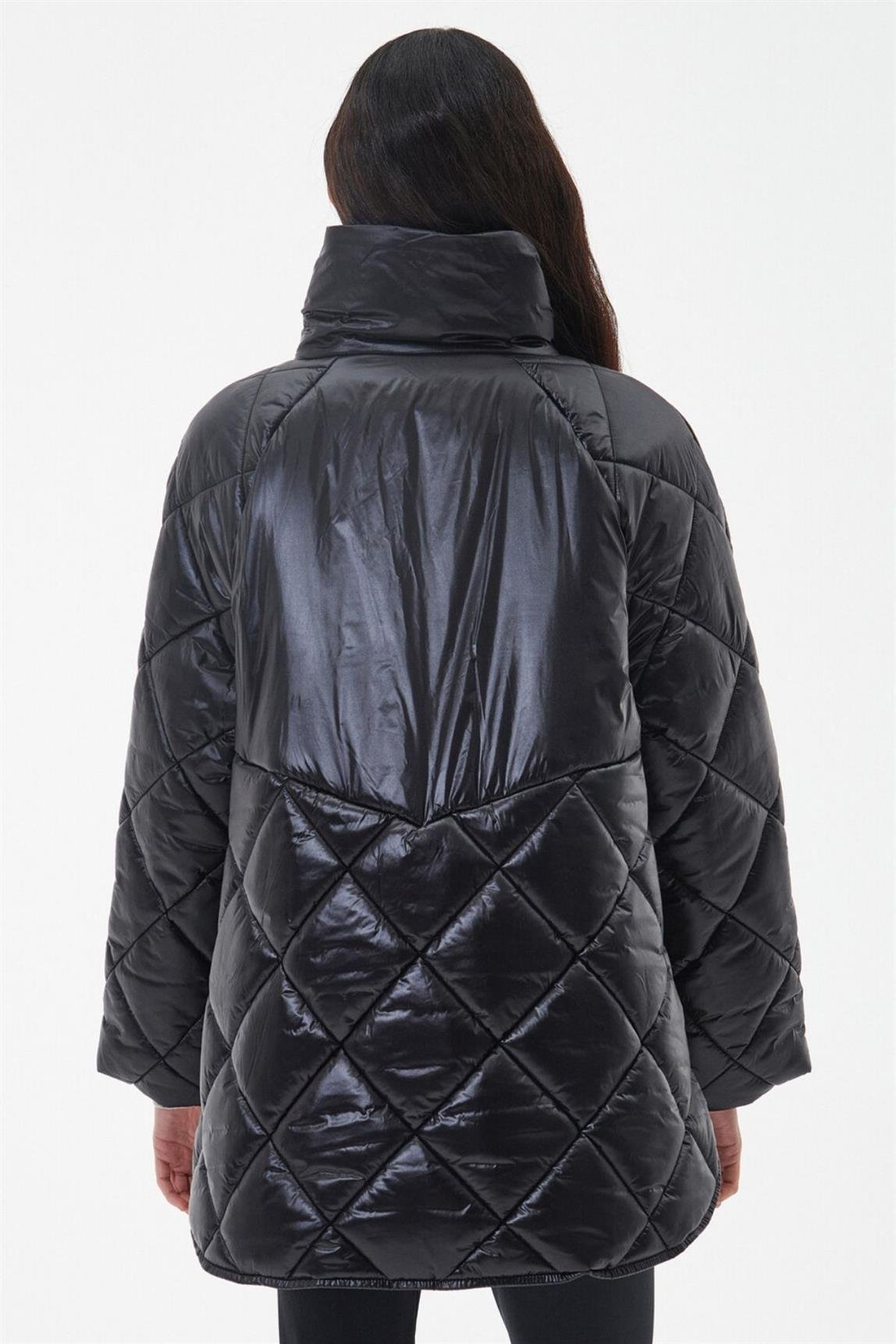 B.Intl Parade Kapitone Ceket BK12 Black