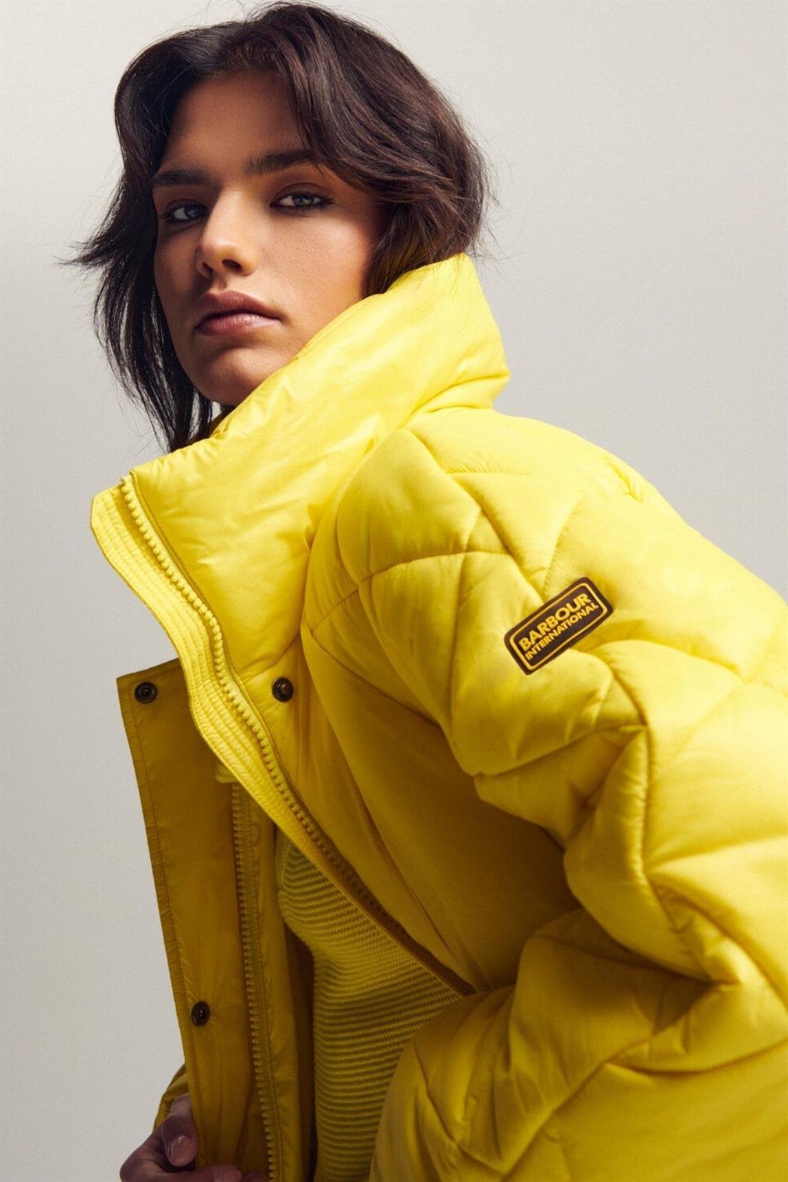 B.Intl Parade Kapitone Ceket YE32 Electric Yellow