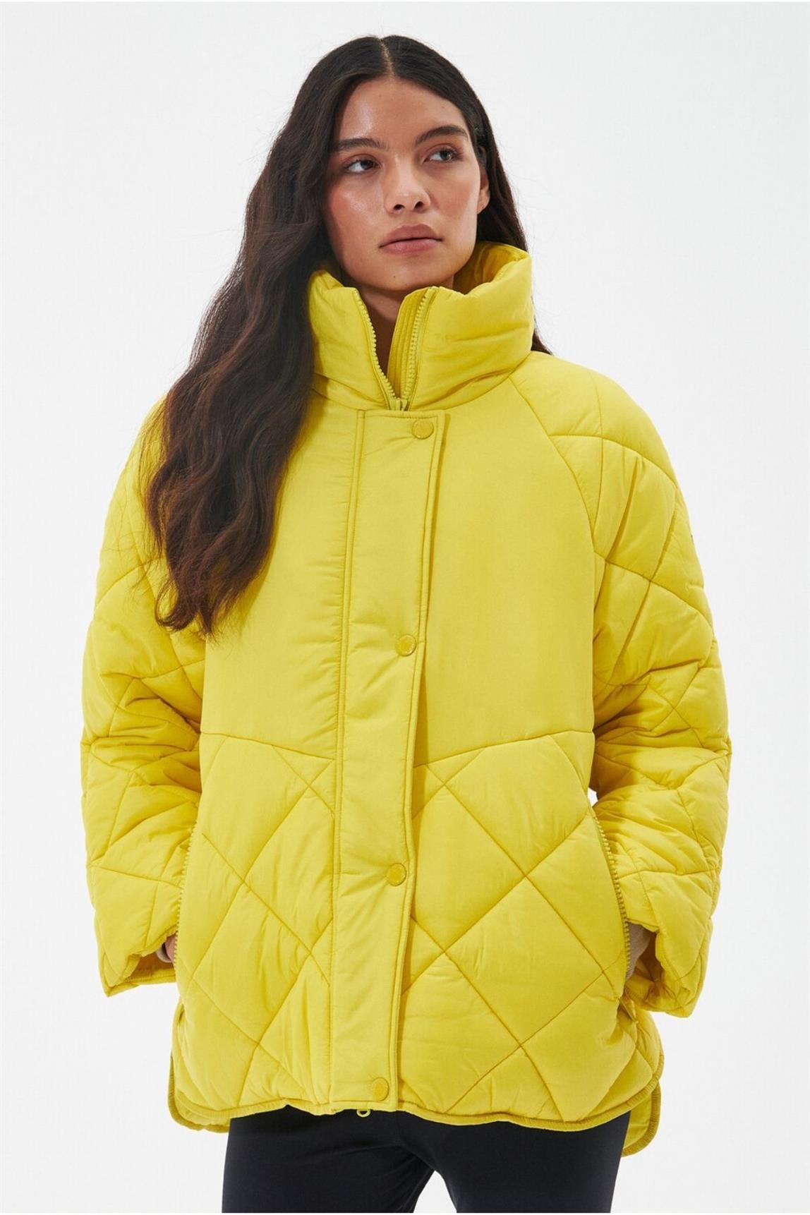 B.Intl Parade Kapitone Ceket YE32 Electric Yellow