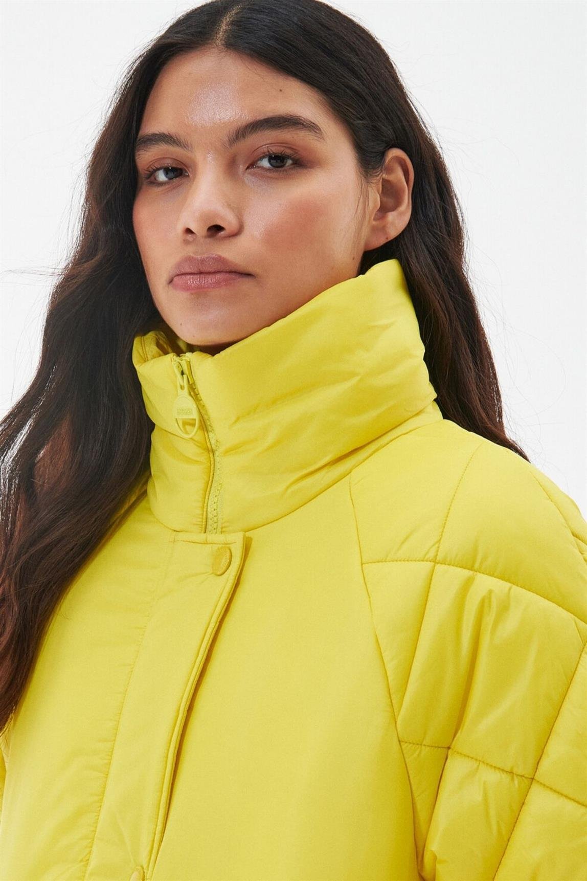 B.Intl Parade Kapitone Ceket YE32 Electric Yellow