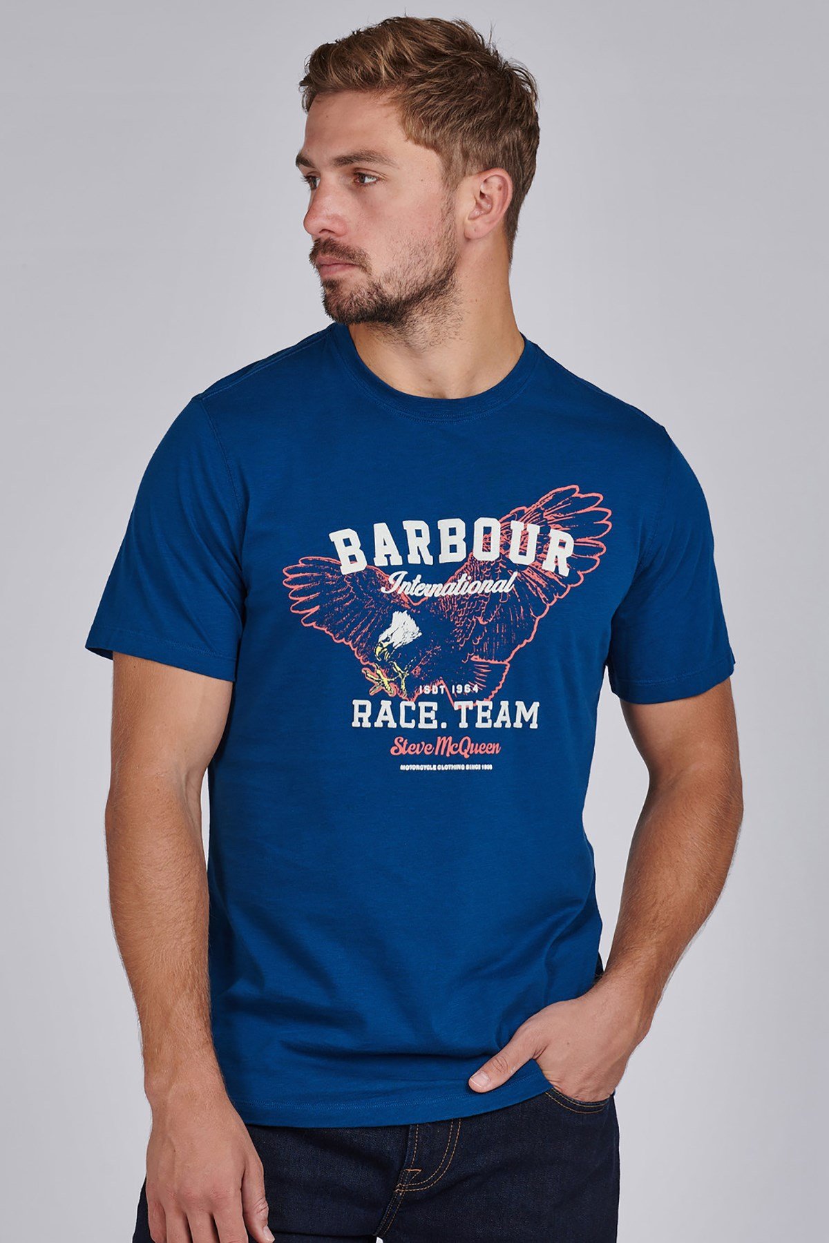 B.Intl Race Team T-Shirt BL81 Dk Petro