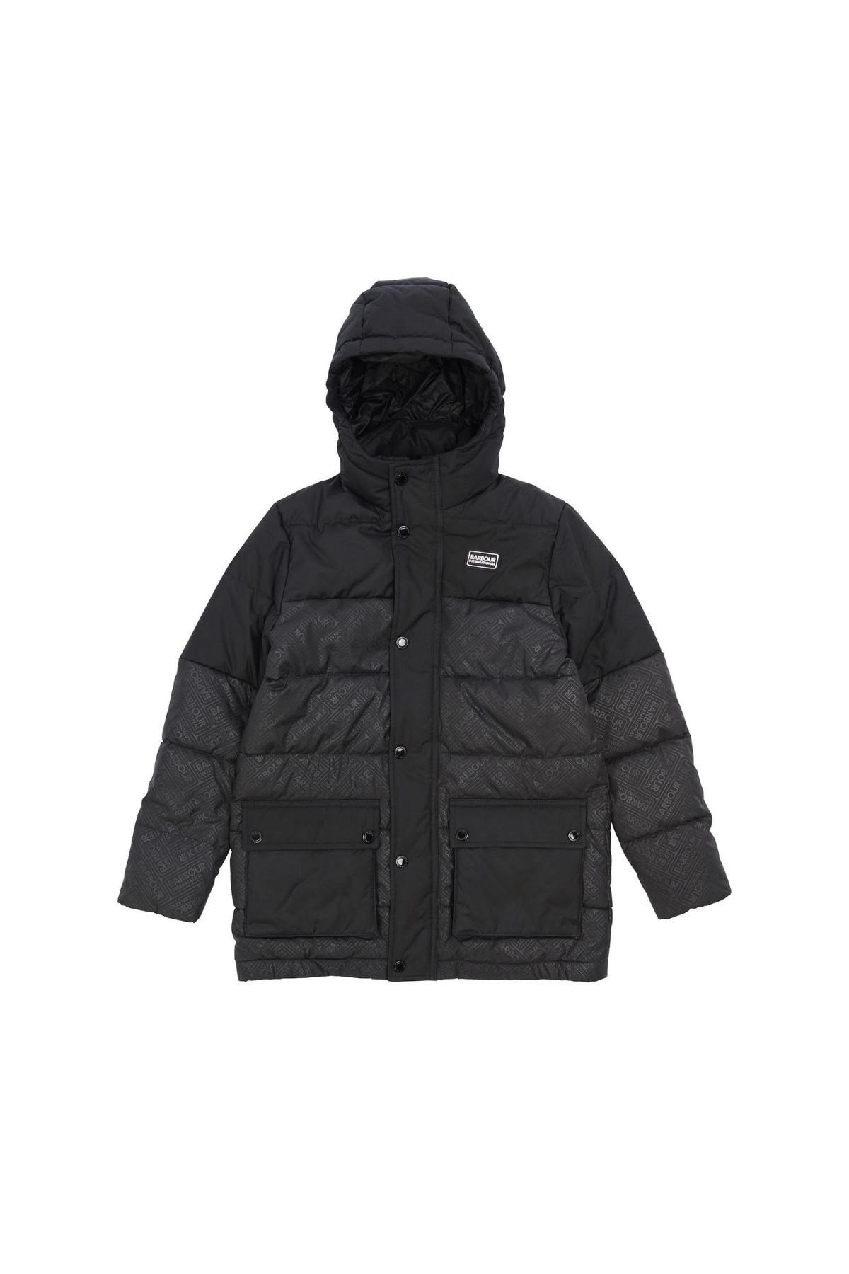 B.Intl Redford Hooded Çocuk Kapitone Ceket BK11 Black