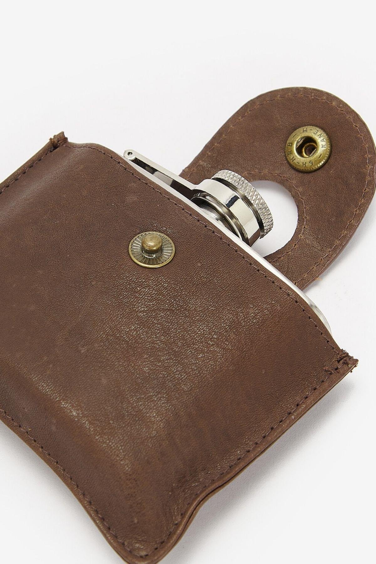 Barbour 4oz Cep Şişesi BR71 Brown