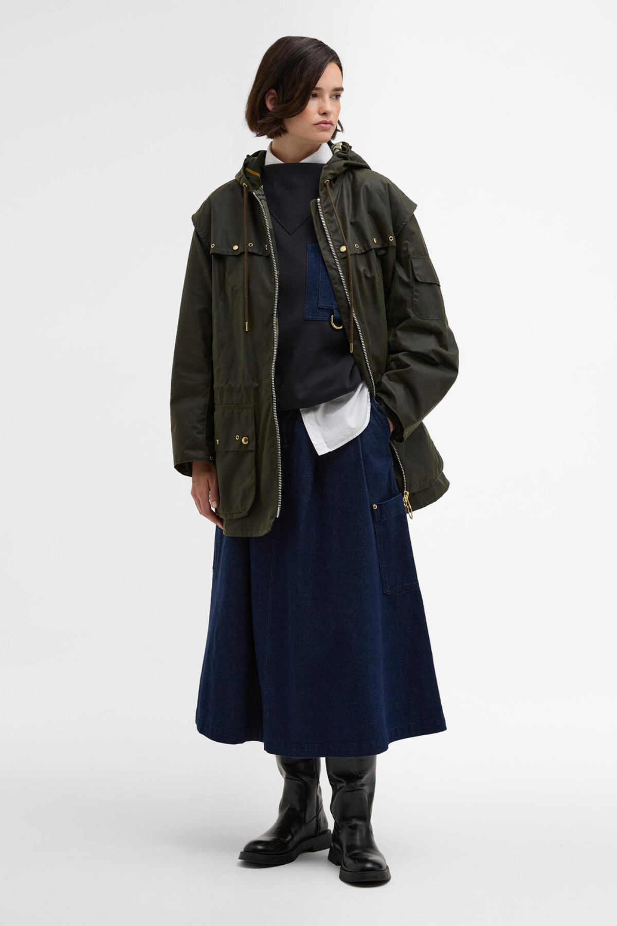 Barbour Aberford Yağlı Ceket OL99 Archive Olive/Ancient Tartan