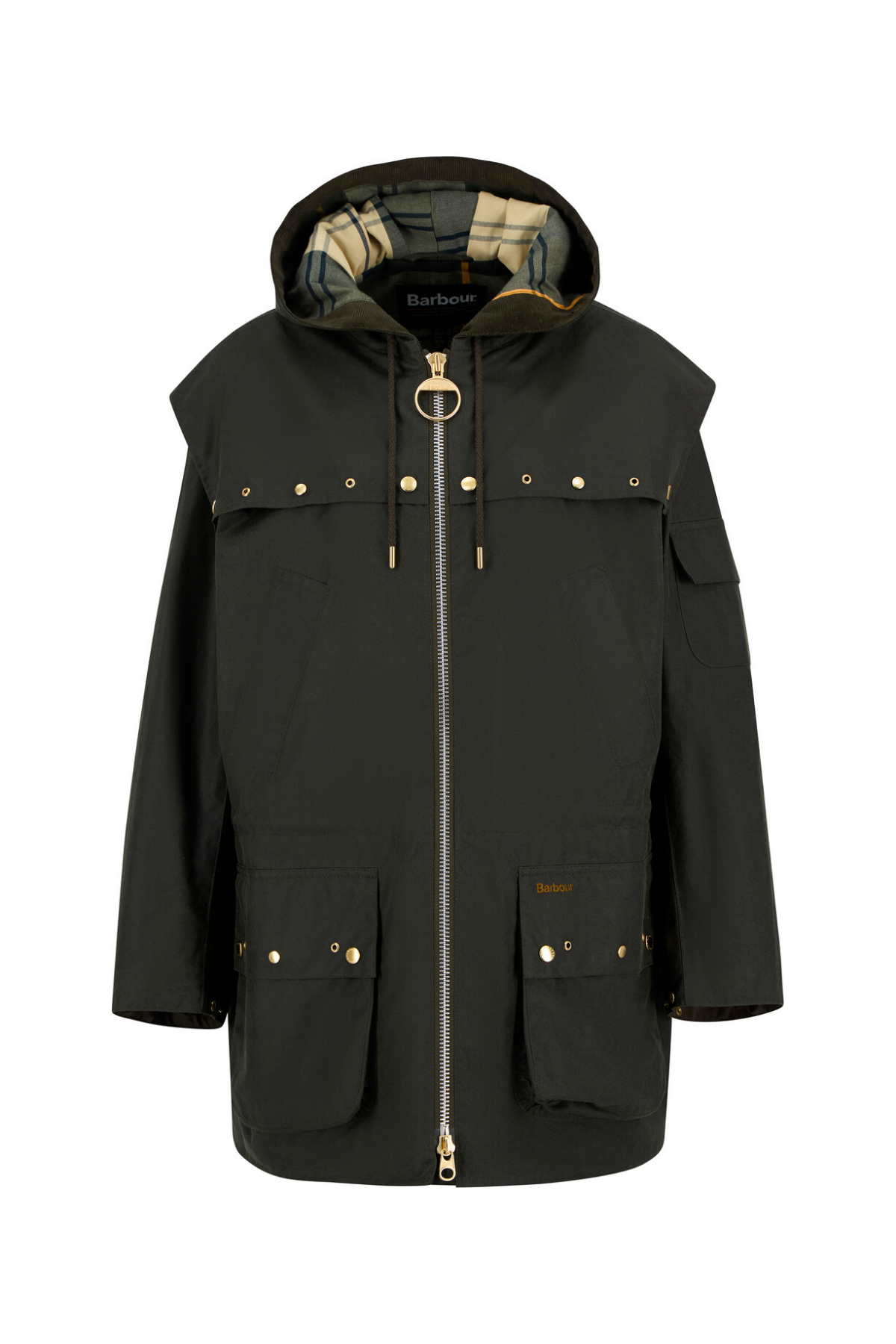 Barbour Aberford Yağlı Ceket OL99 Archive Olive/Ancient Tartan