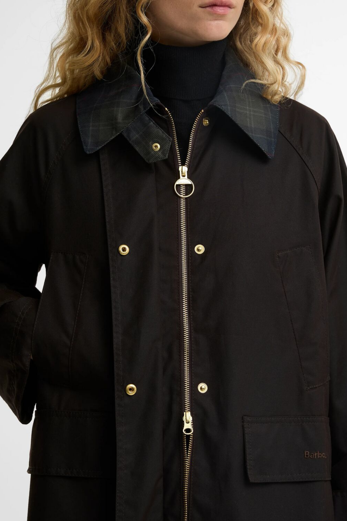 Barbour Agatha Yağlı Ceket RU91 Rustic Shadow Classic