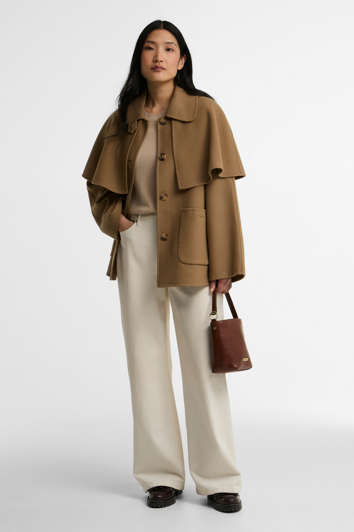 Barbour Aggy Wool Kaban BE51 Warm Trench