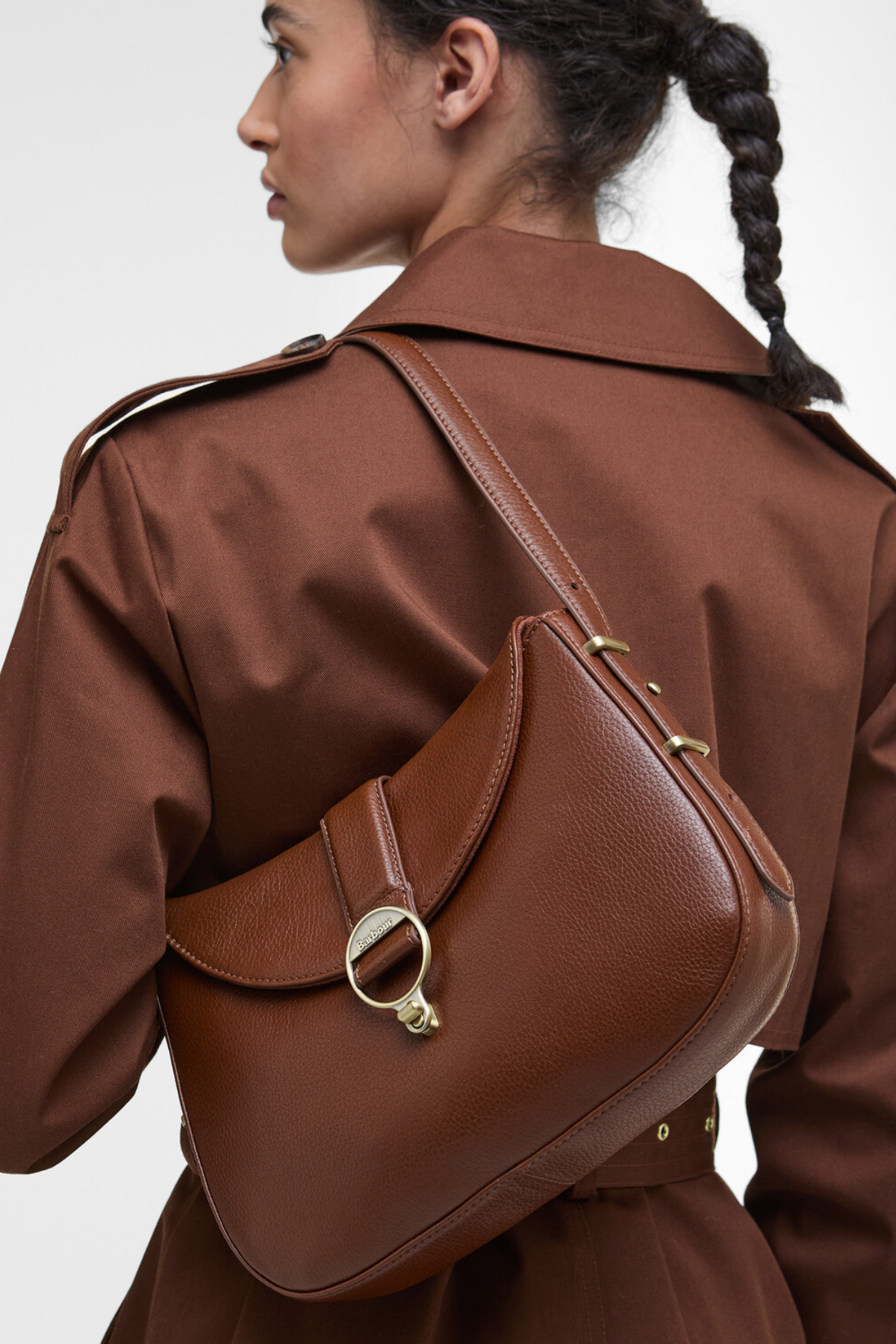 Barbour Alder Deri Kol Çantasıı BR11 Brown