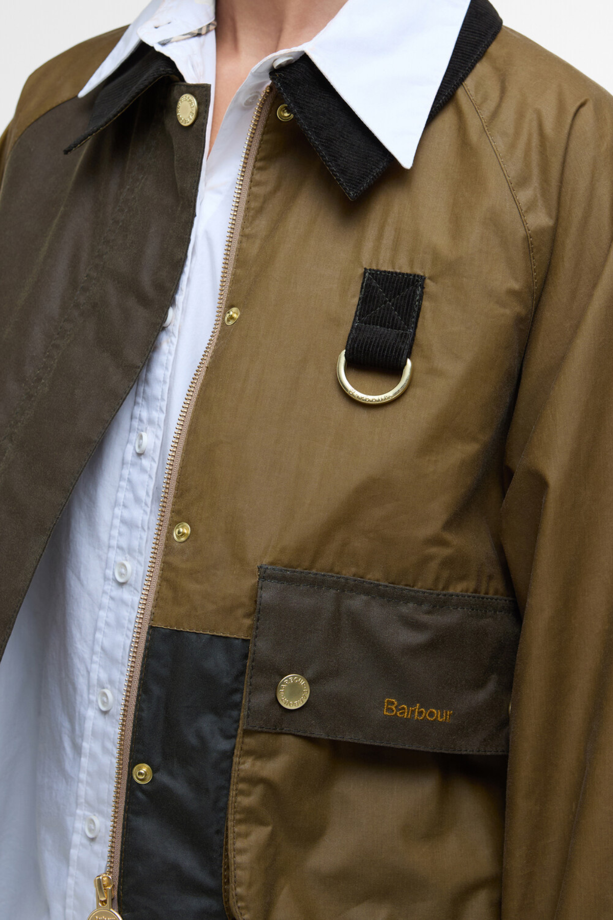 Barbour Alma Yağlı Ceket SN31 Sand/Archive Olive/Beech/Ancient