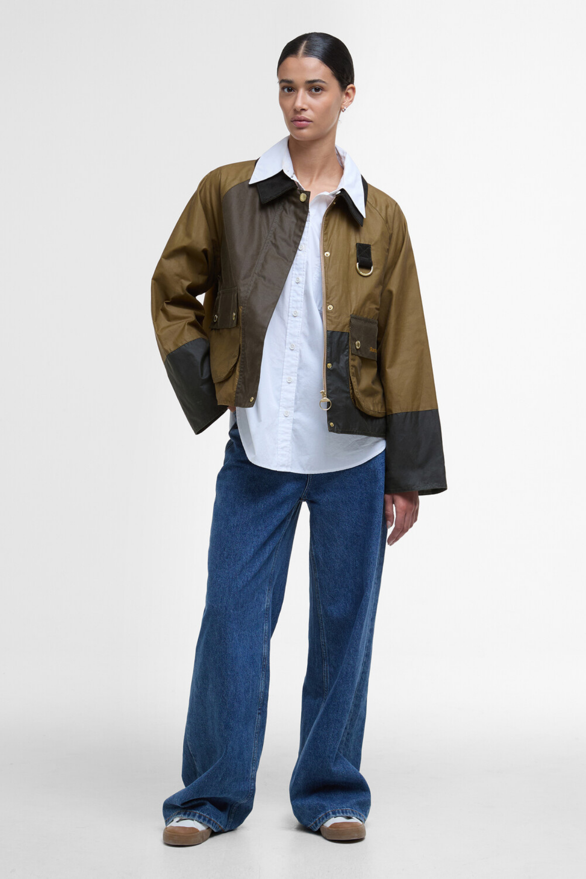 Barbour Alma Yağlı Ceket SN31 Sand/Archive Olive/Beech/Ancient