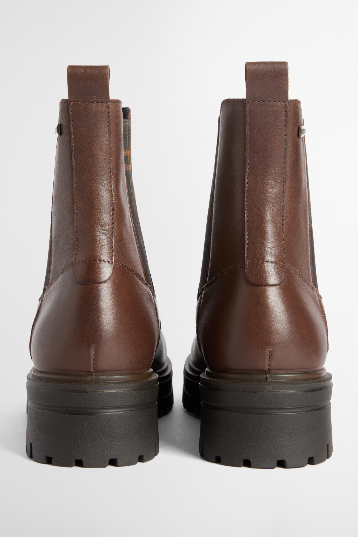 Barbour Amberley Chelsea Bot TA71 Dk Tan Leather