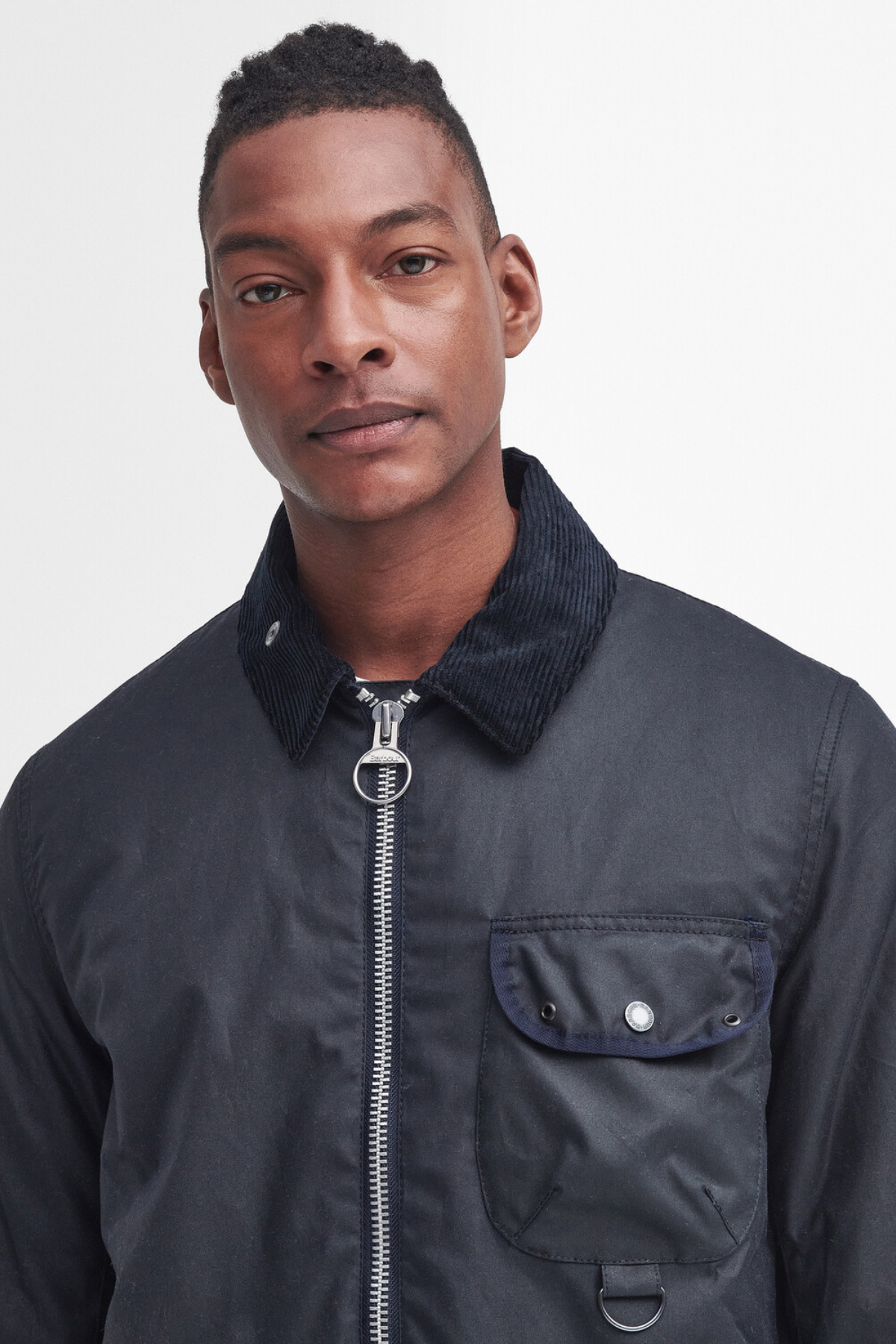 Barbour Angler Yağlı Ceket NY92 Navy