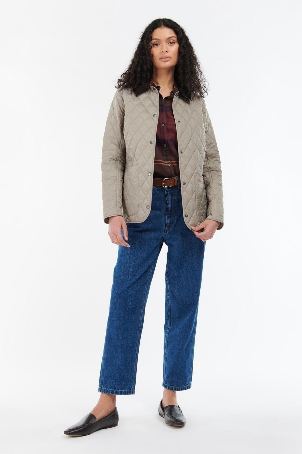 Barbour Annandale Kapitone Ceket BE53 Doeskin