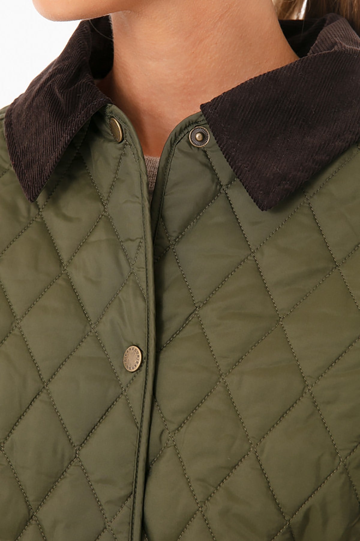 Barbour Annandale Kapitone Ceket OL91 Olive