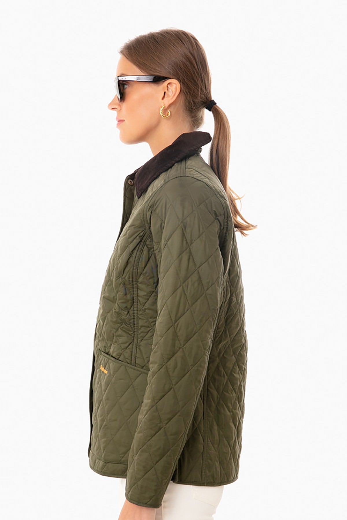 Barbour Annandale Kapitone Ceket OL91 Olive