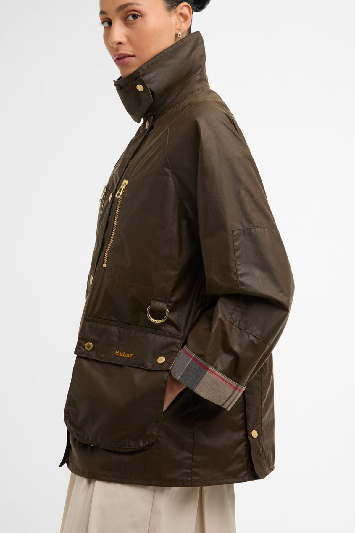 Barbour Argill Yağlı Ceket BR51 Beech/Dress