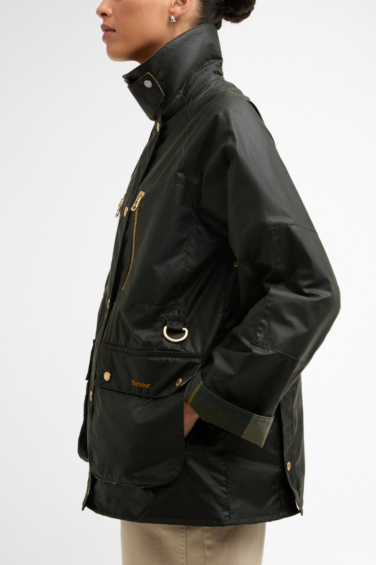 Barbour Argill Yağlı Ceket OL12 Fern/Ancient