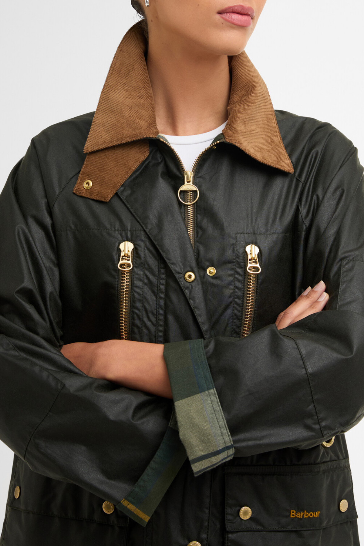 Barbour Argill Yağlı Ceket OL12 Fern/Ancient
