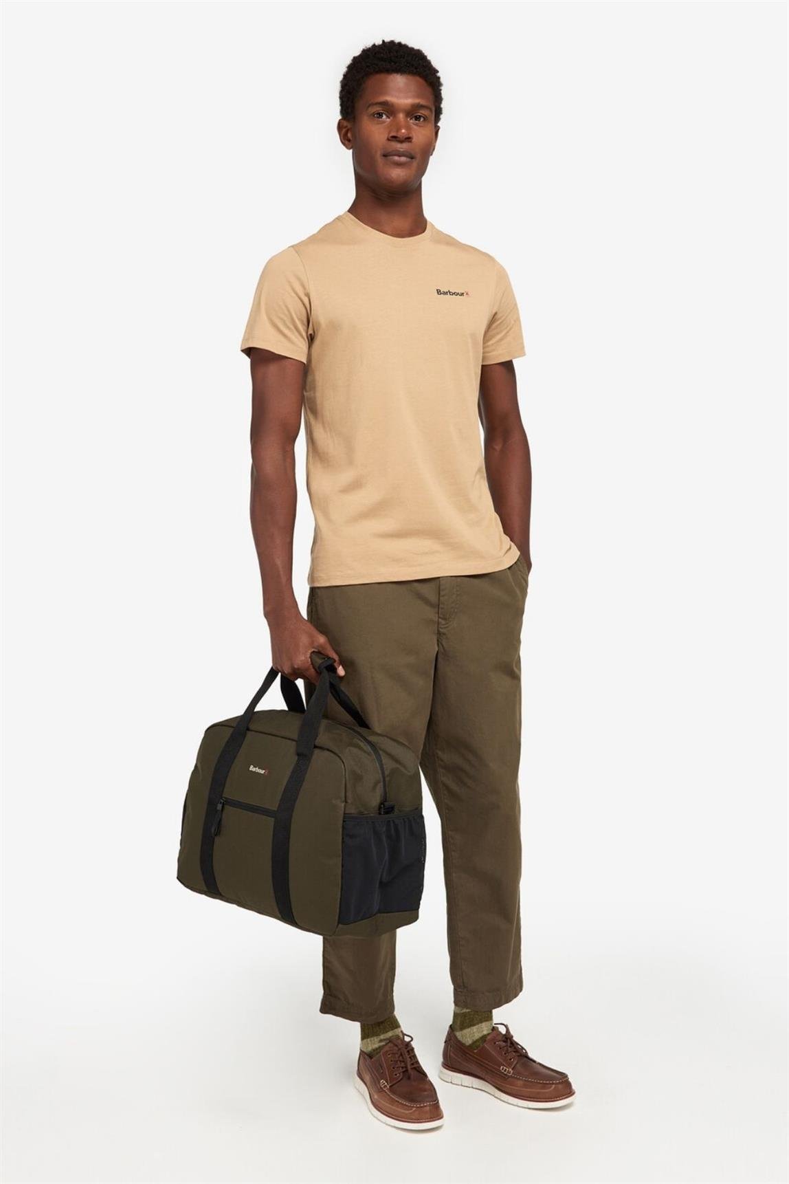 Barbour Arwin Canvas Çanta OL11 Olive/Black
