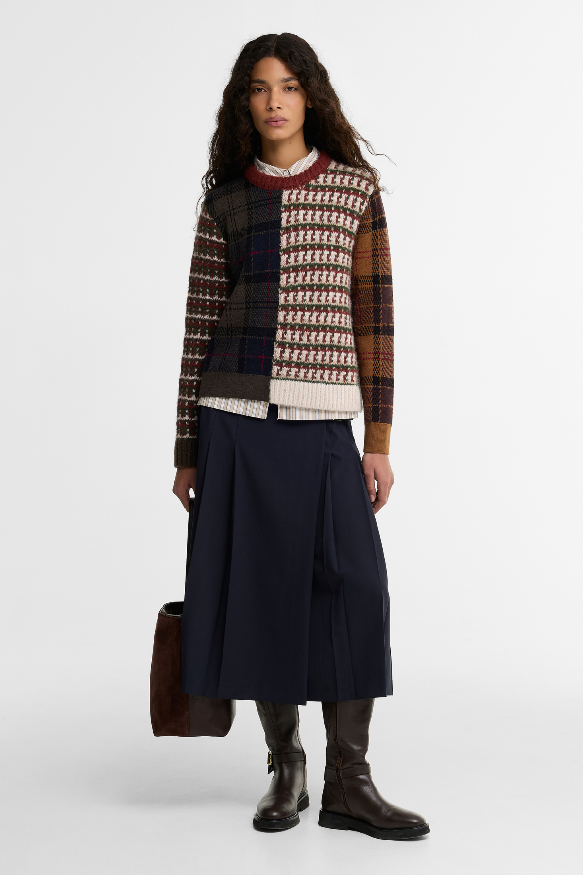 Barbour Ashford Knitted Kazak MI11 Multi