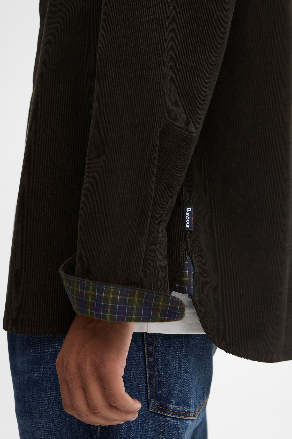 Barbour Authentic Cord Gömlek BR71 Brown
