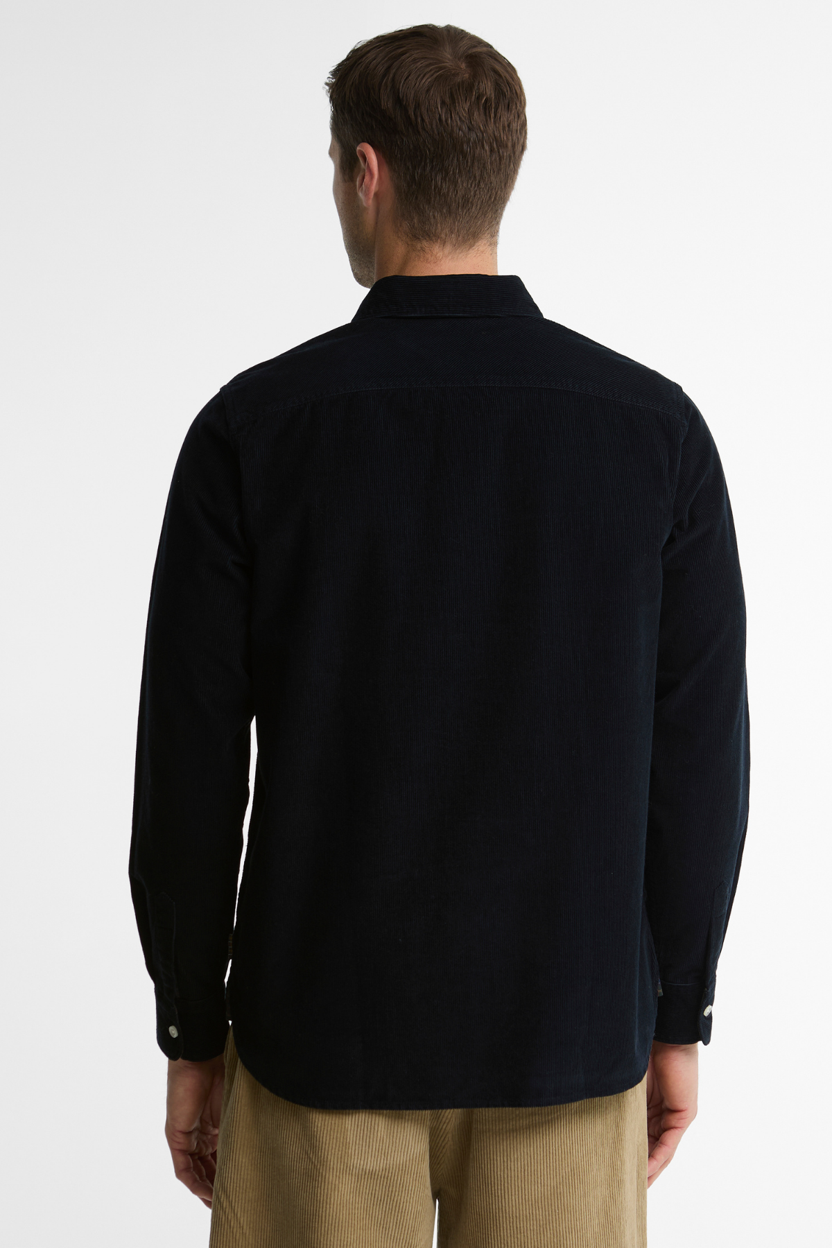 Barbour Authentic Cord Gömlek NY74 Dark Navy