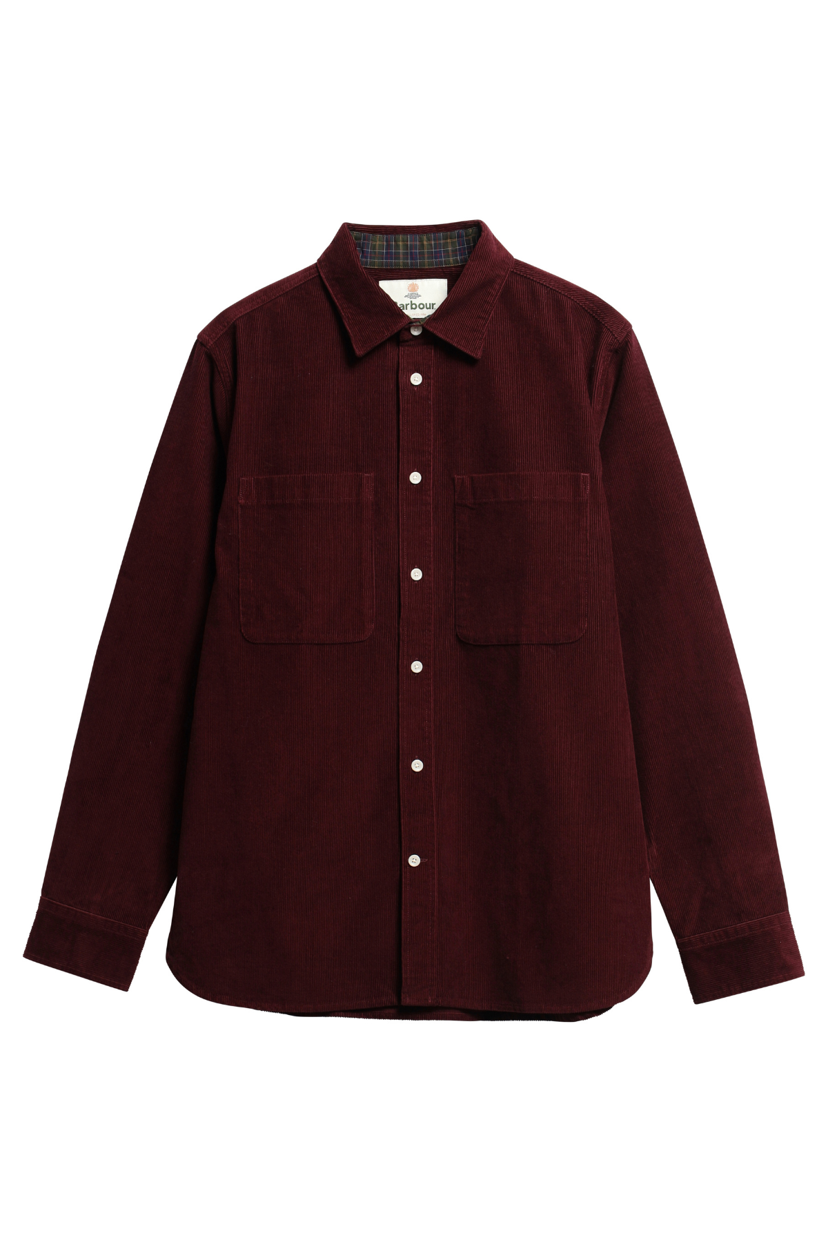 Barbour Authentic Cord Gömlek RE39 Burgundy