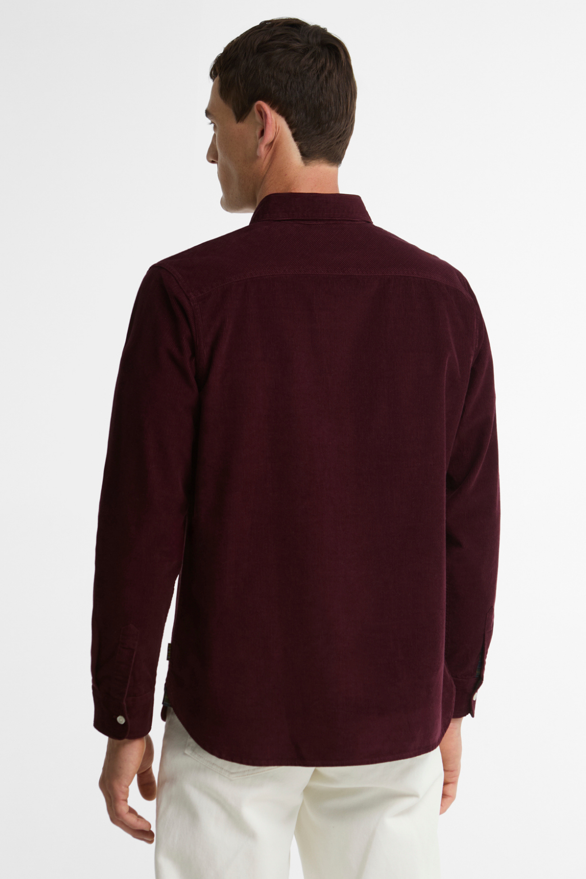 Barbour Authentic Cord Gömlek RE39 Burgundy