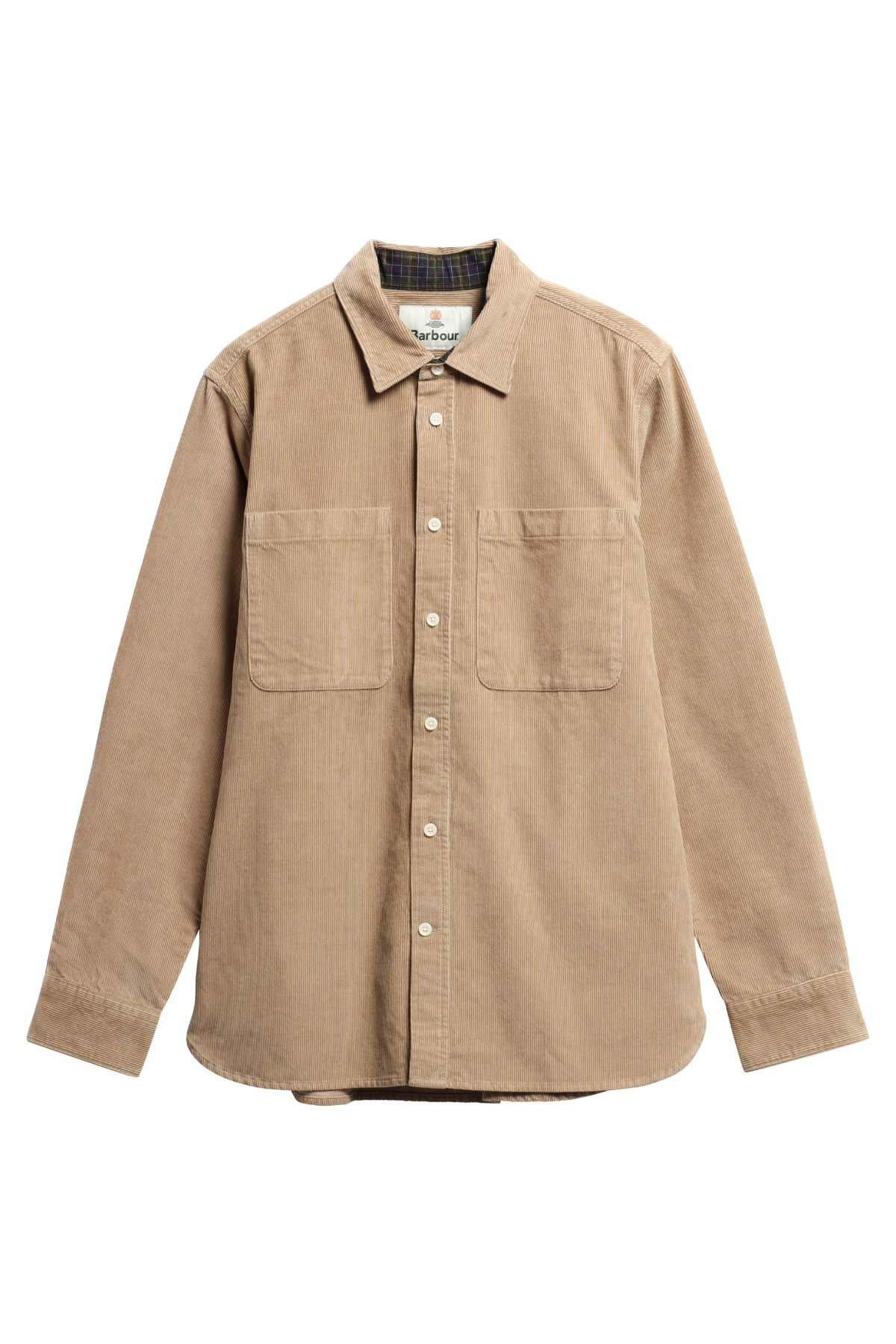 Barbour Authentic Cord Gömlek ST17 Washed Stone