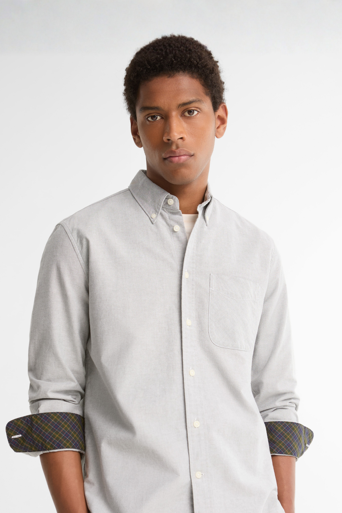 Barbour Authentic Oxford Gömlek GN91 Forest