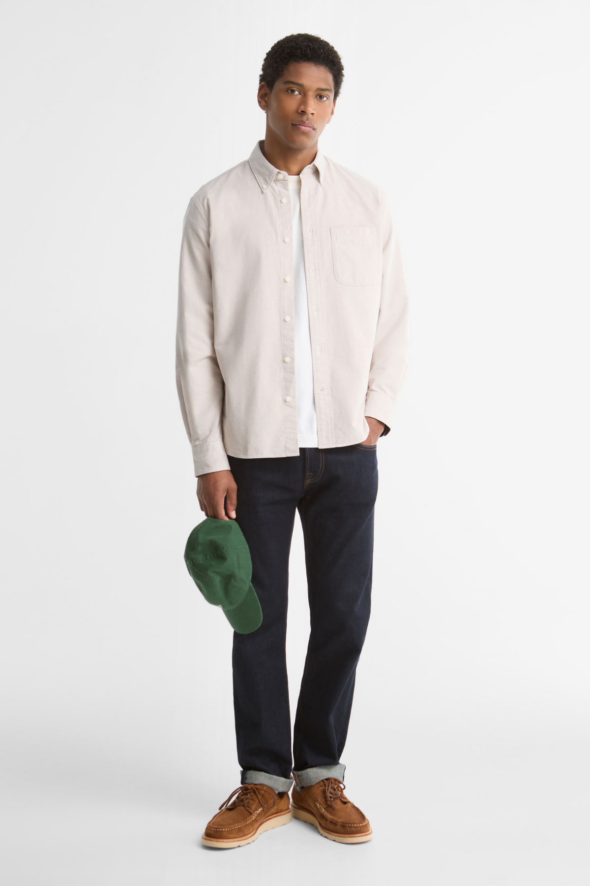 Barbour Authentic Oxford Gömlek ST51 Stone