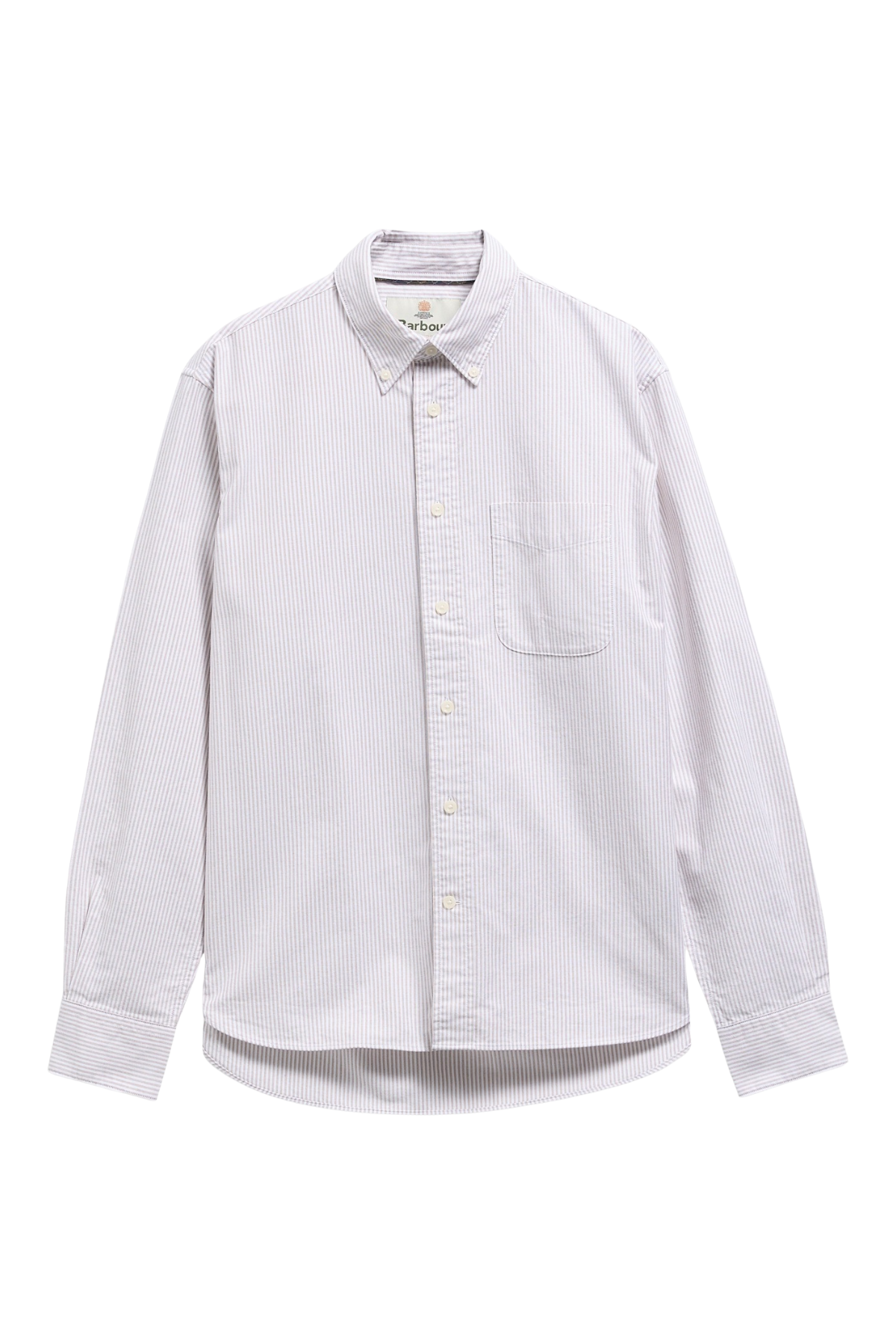 Barbour Authentic Striped Oxford Gömlek ST51 Stone