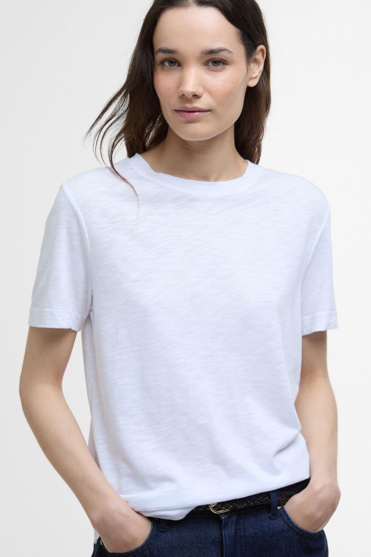 Barbour Ava Polo Yaka WH11 White