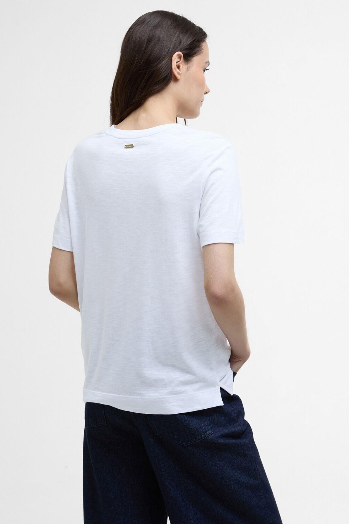 Barbour Ava Polo Yaka WH11 White