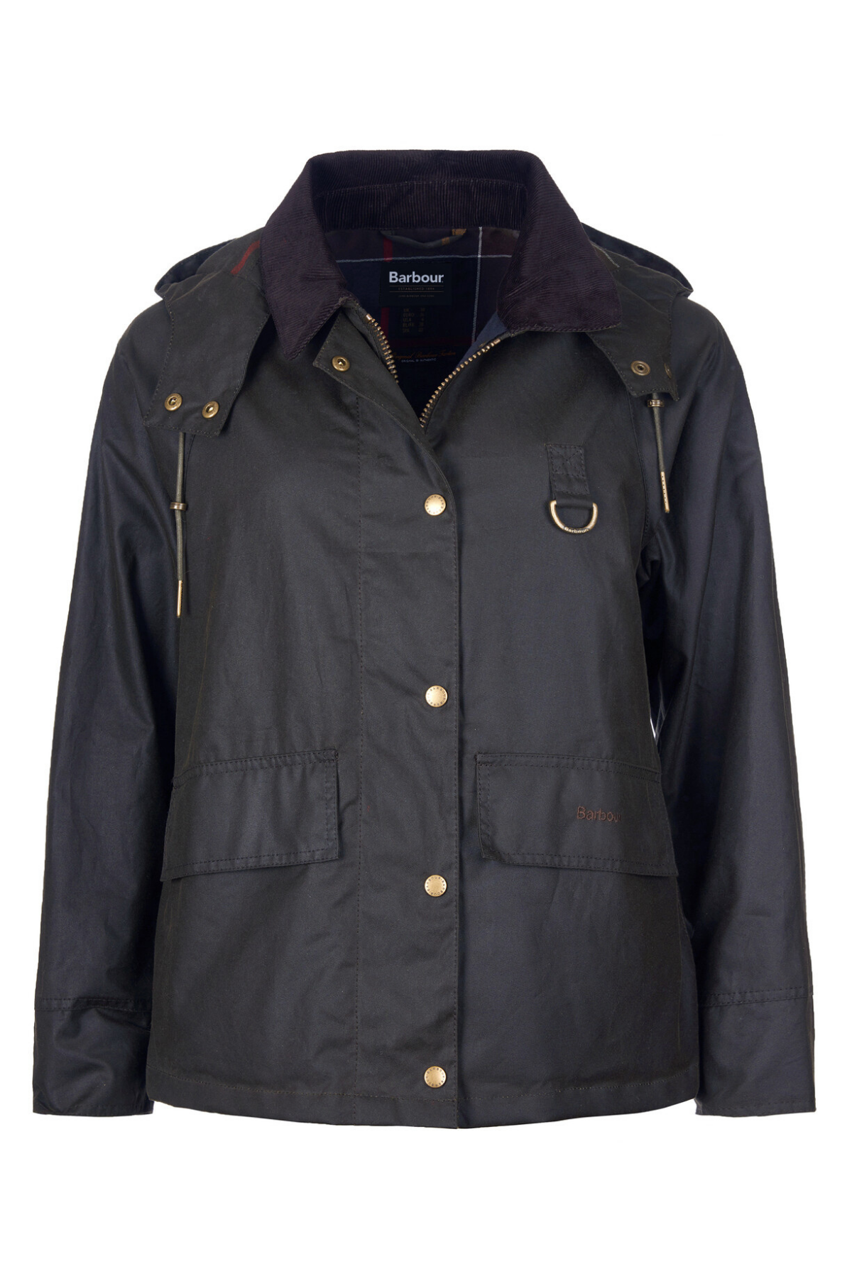 Barbour Avon Yağlı Ceket OL71 Olive-Classic