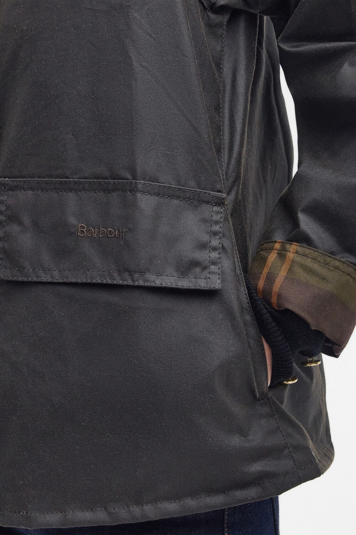 Barbour Avon Yağlı Ceket OL71 Olive-Classic