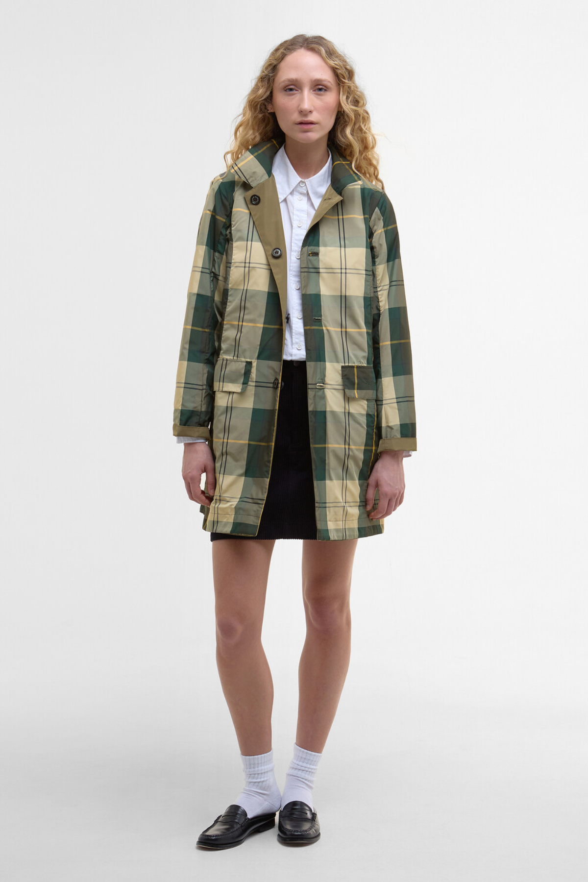 Barbour Babbity Showerproof Ceket GN32 Dusky Green/Ancient