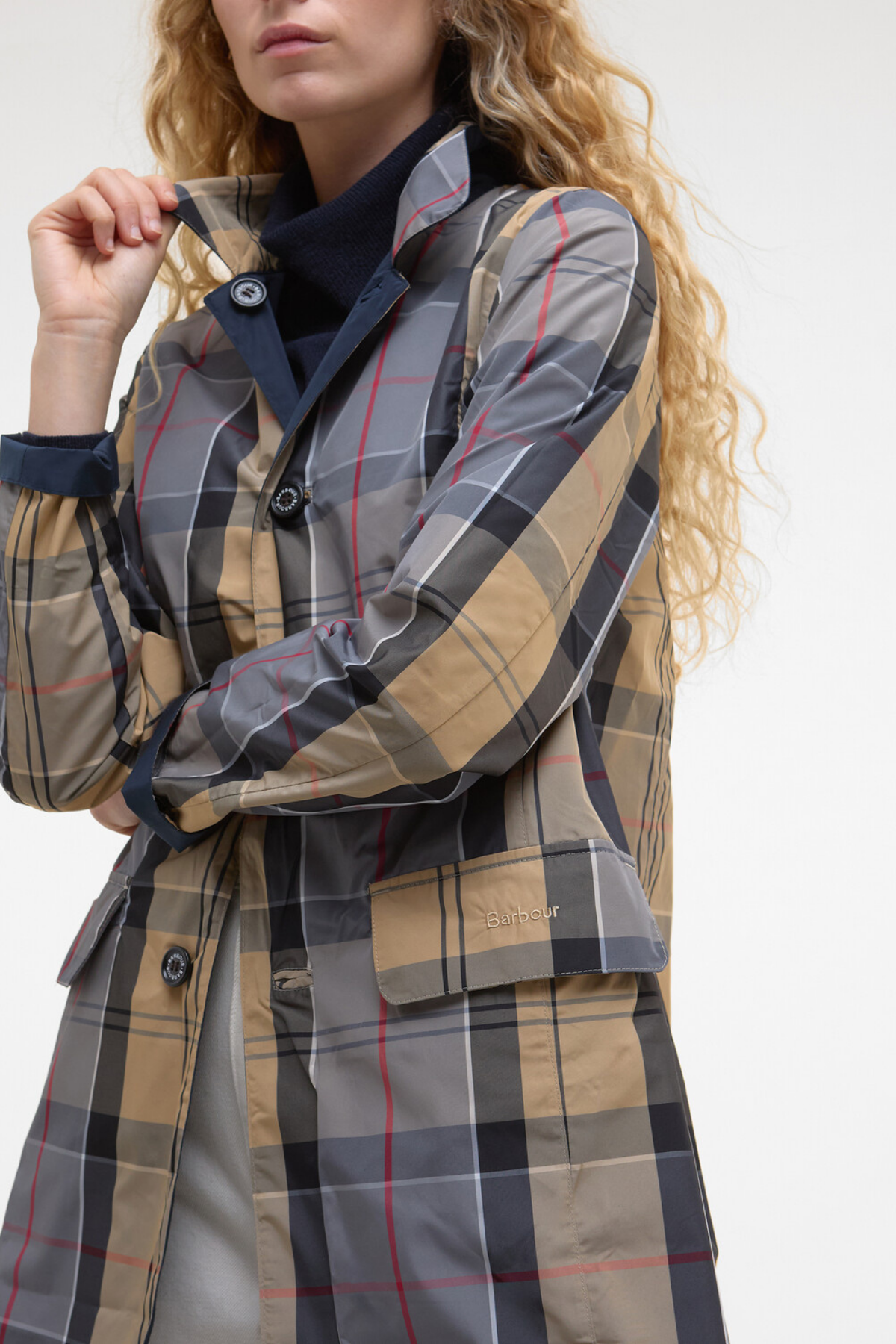 Barbour Babbity Showerproof Ceket NY93 Navy-Dress