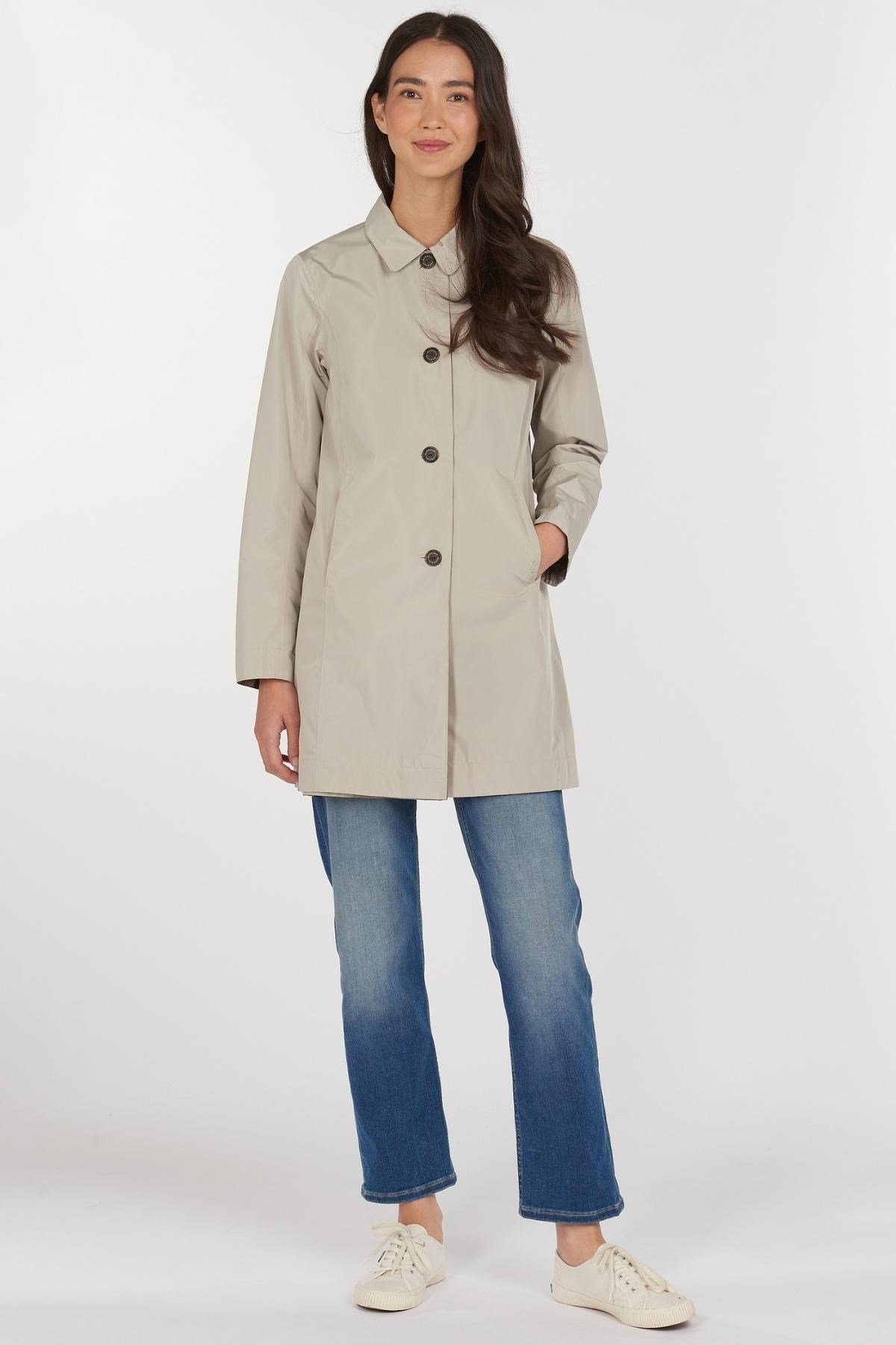 Barbour Babbity Waterproof Ceket Mist/Dress